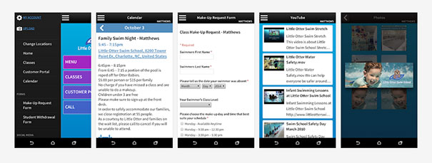 little otter swim school mobile app