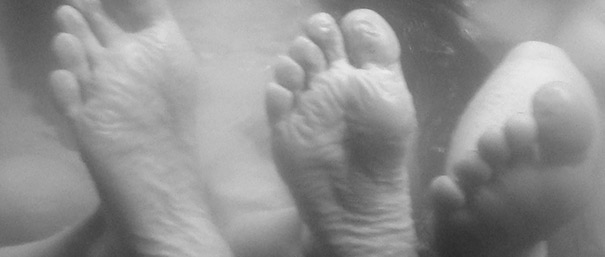 pruny toes from swimming