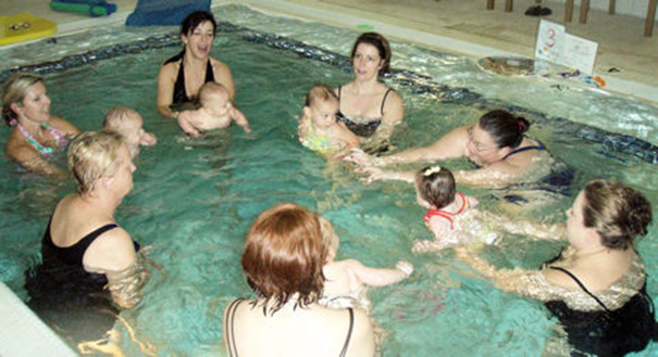 Repetition in baby swim classes